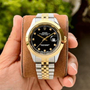 Shop Rolex DateJust Silver Gold Replica Watch - First Copy
